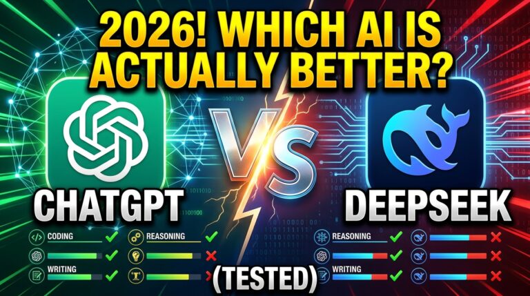 ChatGPT vs DeepSeek 2026: Which AI Is Actually Better? (Tested)